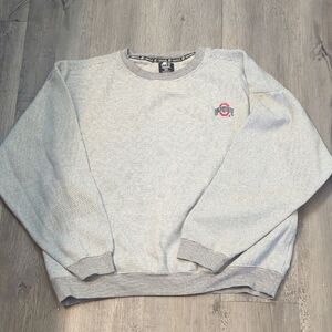 STARTER Light Gray Crewneck Sweater